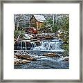 Glade Creek Grist Mill #4 Framed Print