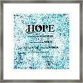 Hope #3 Framed Print