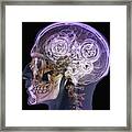 Mechanical Brain Framed Print