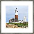 Montauk Lighthouse Long Island New York #1 Framed Print