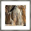 Orange Spring Mound At Mammoth Hot Springs #3 Framed Print