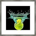 Tennis Ball Framed Print