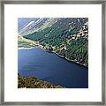 Upper Lake At Glendalough, Wicklow Framed Print