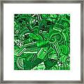 Vibrant Green Malachite Bits And Bobs Framed Print