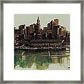 Boston Skyline #37 Framed Print