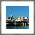 Big Ben And Britains Houses Of #4 Framed Print