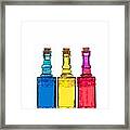 Colorful Bottles  #4 Framed Print
