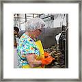Commercial Oyster Processing #4 Framed Print