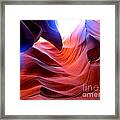 Light Symphony Of Antelope Canyon #4 Framed Print