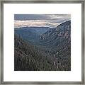 Oak Creek Canyon Arizona Framed Print