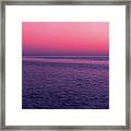 View Of Ocean At Sunset, Cape Cod #4 Framed Print