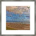 40- Wild Geese Mary Oliver Framed Print