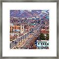 400 S Salt Lake City Framed Print