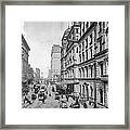 42nd Street Framed Print