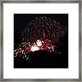 4th Of July Fireworks - 011333 Framed Print