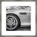 2007 Aston Martin Db9 Coupe Painted Bw  #5 Framed Print