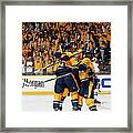 Chicago Blackhawks V Nashville #5 Framed Print