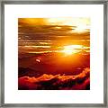 Golden Sunset Himalayas Mountain Nepal #5 Framed Print