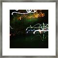 #longexposure #motionblur #light #night #5 Framed Print