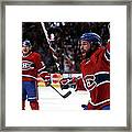 New York Rangers V Montreal Canadiens - #5 Framed Print