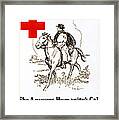 Red Cross Poster, C1917 #5 Framed Print