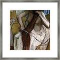 Woman Combing Her Hair #5 Framed Print