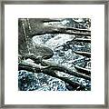 Water On The Cooker Hob Framed Print