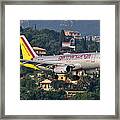 Approaching Corfu Airport #2 Framed Print