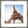 Eiffel Tower In Paris, France #6 Framed Print