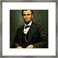 President Abraham Lincoln Framed Print
