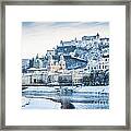 Salzburg In Winter #6 Framed Print
