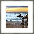 Campelo Beach Galicia Spain Framed Print