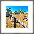 Historical Telegraph Station Alice Springs  #9 Framed Print