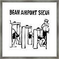 Caribbean Airport Security Framed Print