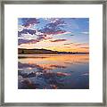 8 Dollar Sunset Framed Print