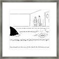 You Should See The Size Of The Shark The Chinese Framed Print