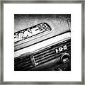 1957 Gmc V8 Pickup Truck Grille Emblem #9 Framed Print