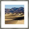 Death Valley Dunes #9 Framed Print