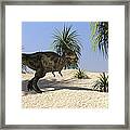 Tyrannosaurus Rex Hunting For Its Next #9 Framed Print