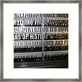 99 Bottles Of Guinness On The Wall Framed Print