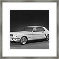 A 1964 Ford Mustang Framed Print