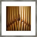 A Blur Of Pipes Framed Print