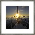 A Calm Day On The North Sea Framed Print