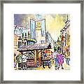 A Chimney Cake Stand In Budapest Framed Print