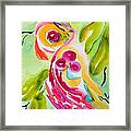 A Comforting Sweet Bird Watches Over You Framed Print
