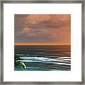 A Day Ends Framed Print