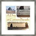 A Day On Cannon Beach Framed Print