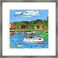 A Day On The River In Exeter Framed Print