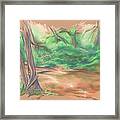 A Forest Brook Framed Print