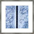 A Frosty Road Framed Print